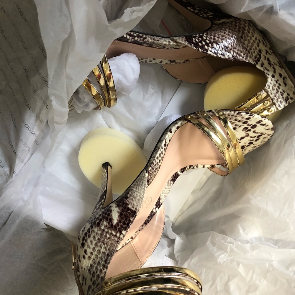Snake Skin Aldo Pumps - Picture 2 of 2